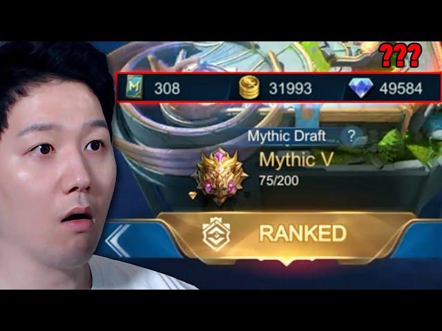 Gosu General played a rich account | Mobile Legends