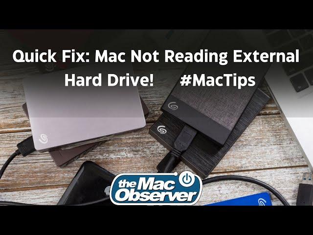 How to Fix 'External Hard Drive Not Showing Up' on Your Mac