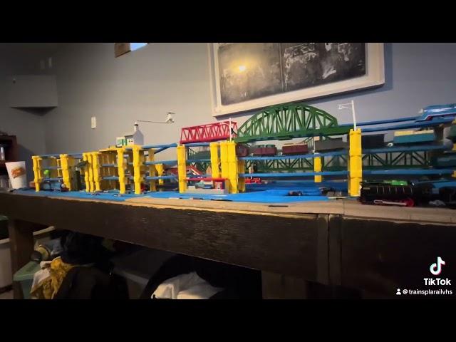 Plarail Tomy Thomas and Chuggington session Red Rosie, Oliver, Brewster, Edward and Toby (Mr Big)