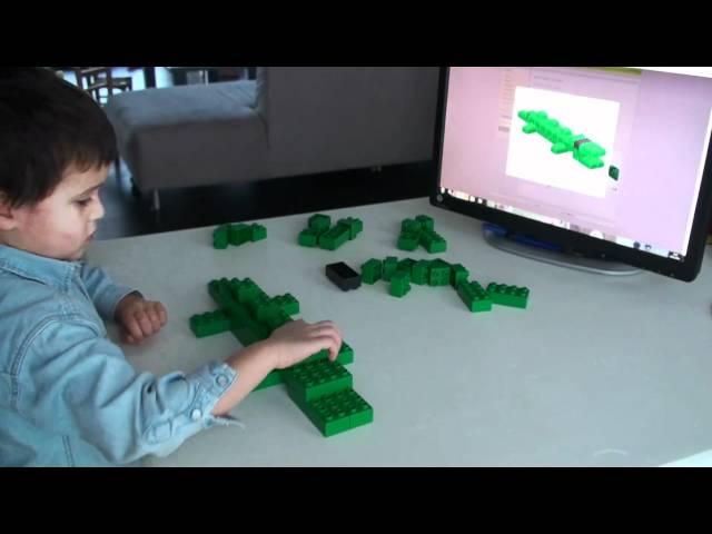 Lego Duplo Crocodile - Building instructions