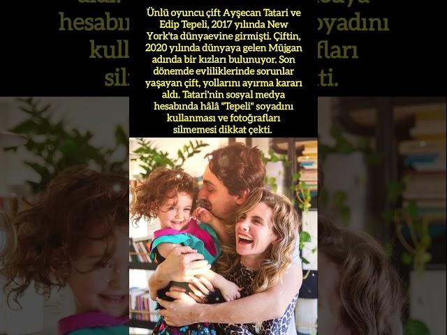 AYŞECAN TATARI VE EDİP TEPELİ'NİN 8 YILLIK EVLİLİĞİ SONA ERDİ