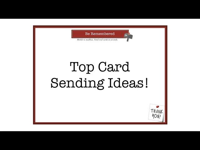 AM Cards: Top Card Sending Ideas for Business