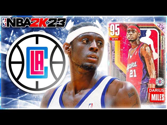 PINK DIAMOND DARIUS MILES GAMEPLAY! ELITE BUDGET SF IN NBA 2K23 MYTEAM!