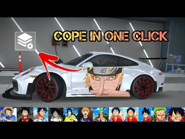 copy and paste anime designs mode | Car Parking Multiplayer 4.8.9.3.7