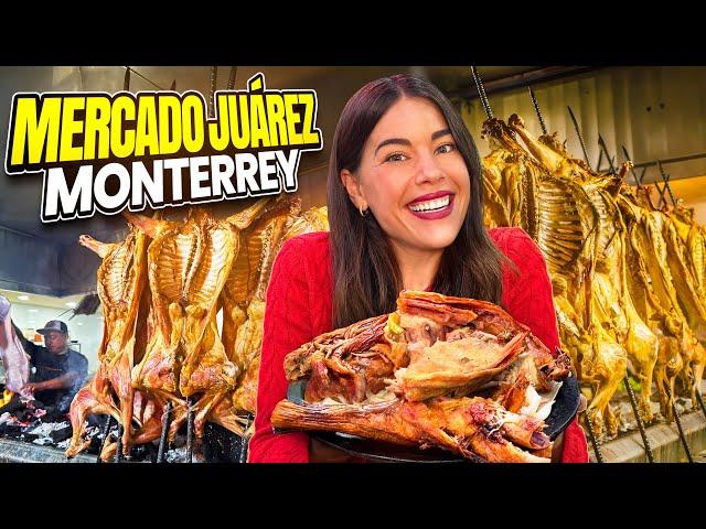 ¡Puro SABOR del NORTE!  ¡Así es el Mercado Juárez en MONTERREY!