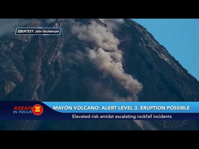 Mayon Volcano Alert Level 3, eruption possible