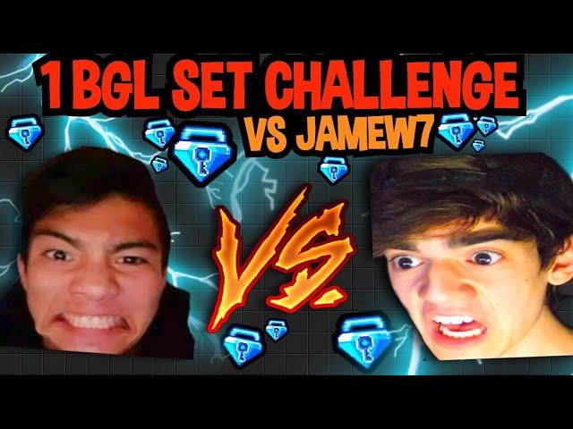 1 BGL SET CHALLENGE VS JAMEW7 - Growtopia