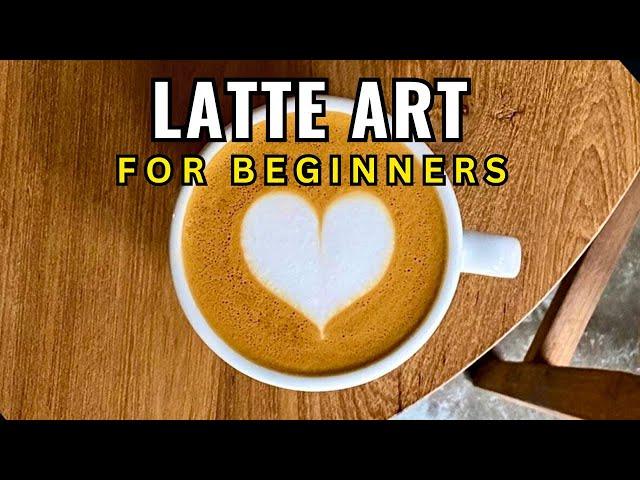 Latte Art For Beginners: make your first latte art in 3 steps