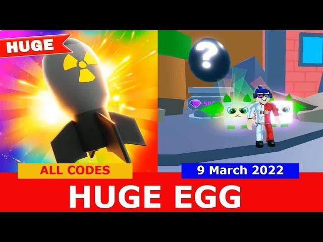 NEW UPDATE [HUGE PET!] ALL CODES! Boom Simulator ROBLOX | March 10, 2022
