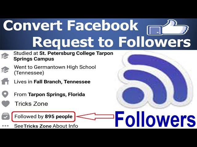 How to Convert Facebook Request to your Followers | Convert Facebook Friends to Followers | 2020