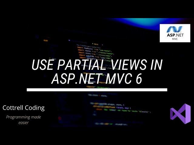 use partial views in asp.net mvc 6