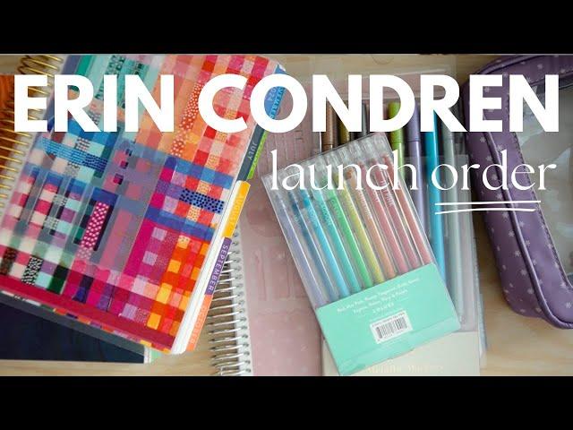 what I ordered from the Erin Condren launch.... and my thoughts