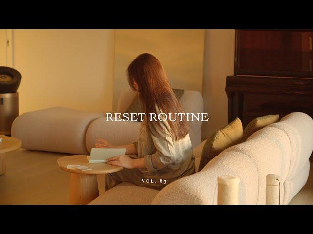 Weekend Reset Routine | Self-care habits to soothe a tired mind ‍️ | cleaning and home spa