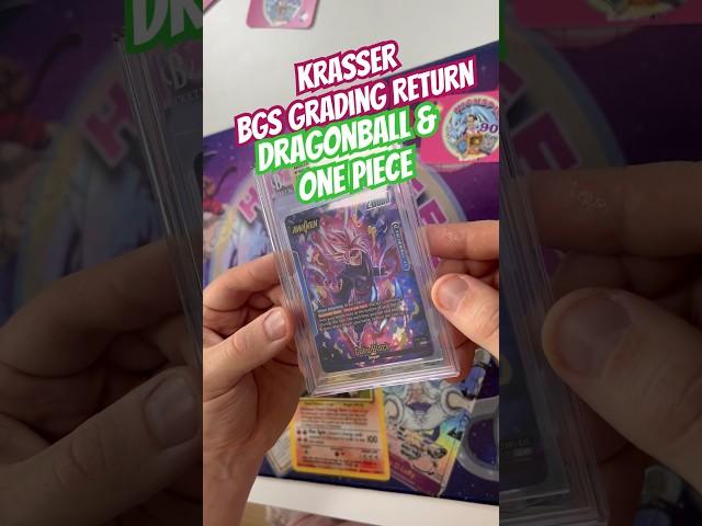 MEGA DRAGONBALL & ONE PIECE GRADING Return  #bgs #songoku #onepiece