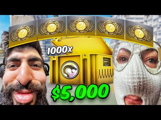 $5000 CASE BATTLE VS ANOMALY (5 GOLDS)