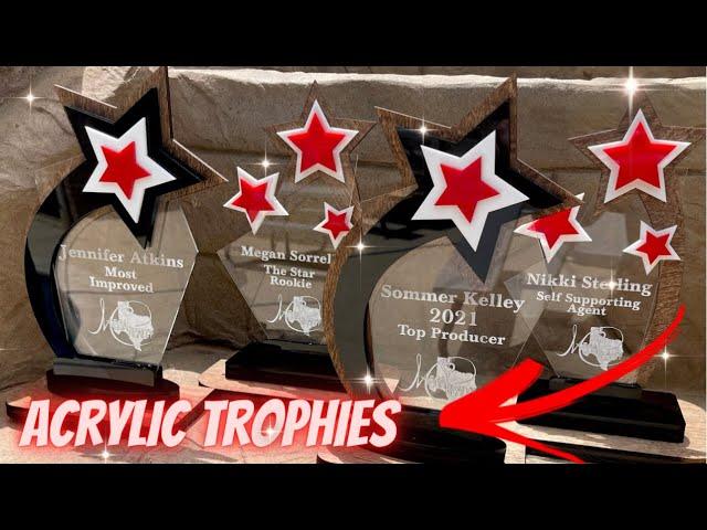 Acrylic Trophy | How to | Watch me