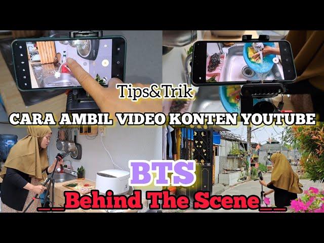 TIPS&TRIK CARA AKU AMBIL KONTEN VIDEO YOUTUBE MODAL HP+TRIPOD#behindthescenes#bts#youtube