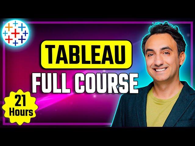 Tableau Ultimate Full Course (21 Hours) for Beginners - From Zero to HERO