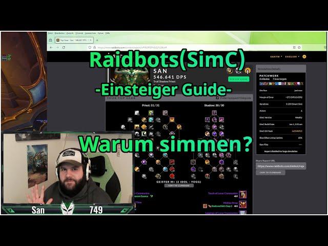 SimulationCraft/Raidbots [Einsteiger Guide] - Deutsch