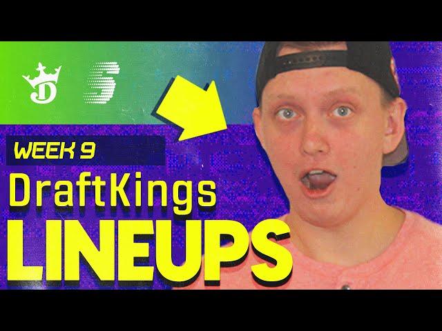 DraftKings NFL Picks Week 9 | NFL DFS Contenders