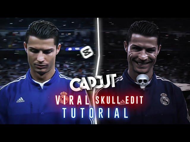 Viral Skull Emoji Edit tutorial..capcut..!!