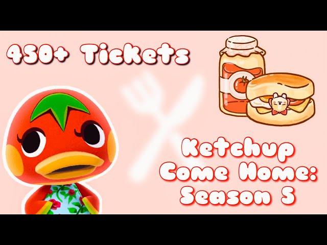  Ketchup Hunt(450+ Tickets): A Series | Animal Crossing New Horizons