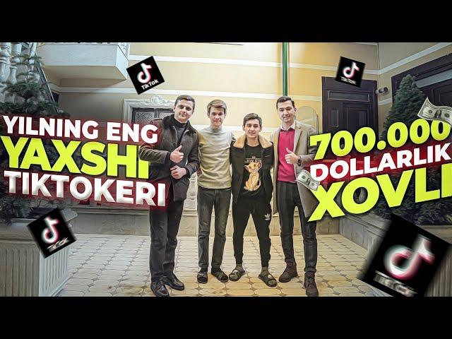 700.000 $ Dollarli Hovli? Eng Zo'r Tik Toker  Xusnidd1n Hovlisida Mexmonmiz1