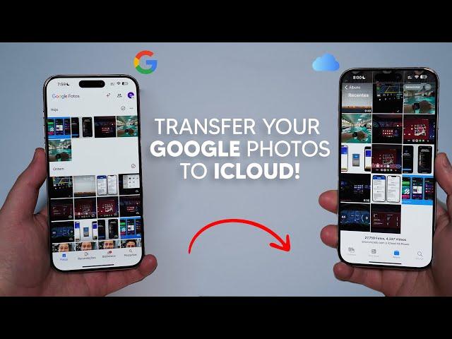 How To Transfer Everything From Google Photos to iCloud!