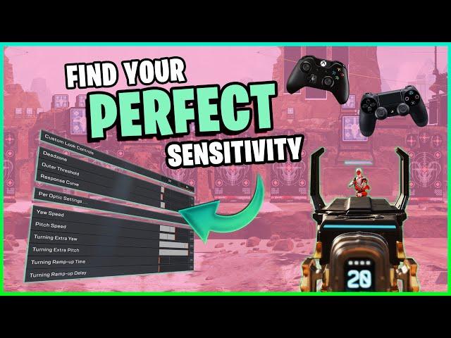 How To Find Your PERFECT Sensitivity On Controller Apex Legends (Apex Settings PS4/PS5 + Xbox)