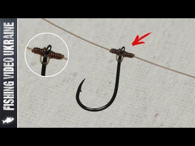 HOW TO TIE A SIDE HOOK WITHOUT A LEASH | FishingVideoUkraine