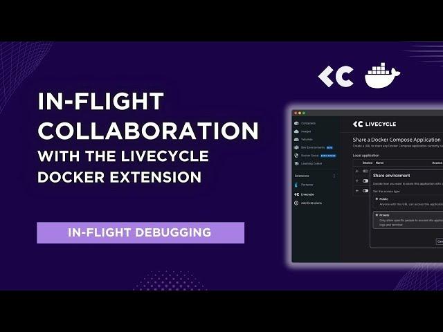 In-flight debugging with the Livecycle Docker Extension