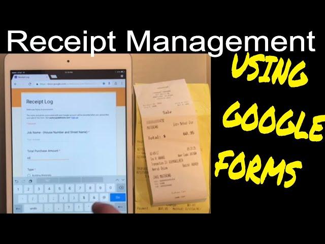 Super Easy Way To Track Receipts and Expenses Using Google Forms