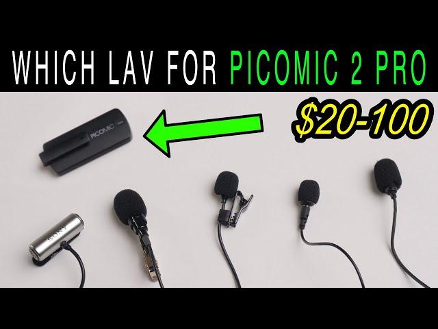 Budget Lav Mics for Picomic 2 Pro | Sony ECMLV1 | Olympus ME15 | Rode Lavalier GO | Deity w.Lav