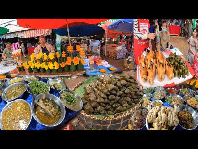 ຕະຫລາດວຽງຈັນໃນມື້ບຸນເຂົ້າພັນສາ/ตลาดเวียงจันทน์ ในมื้อบุญเข้าพรรษา/Lao market on Buddhist Lent