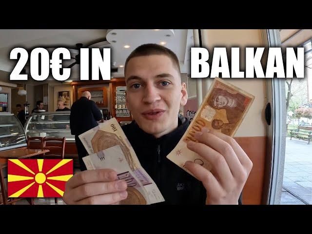 What does 20€ get you in Skopje, North Macedonia ?  Balkan Travel Day 3