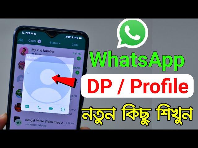 WhatsApp DP / Profile picture নতুন কিছু শিখুন