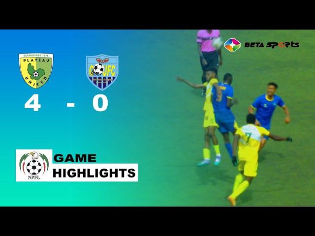 The Peace Boys win by 4 Goals | Plateau United 4-0 Gombe United | NPFL MD 25