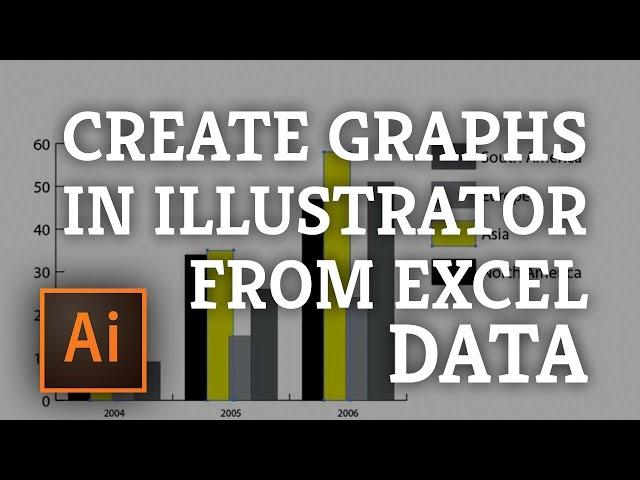 Adobe Illustrator: Creating Graphs in Adobe Illustrator using Excel Data