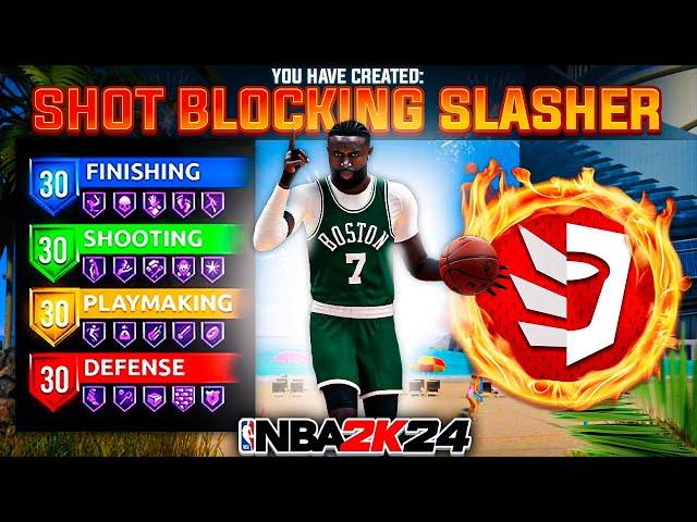 The FIRST EVER  ‘SHOT BLOCKING SLASHER’ Build To Make For NBA 2K24… BEST CATFISH LOCKDOWN BUILD!