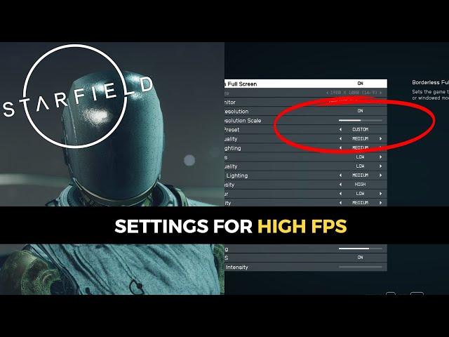 Starfield Optimized Settings (Best Settings for PC Performance)