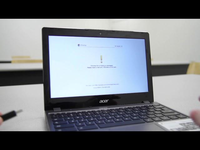 Chromebooks - How to Reinstall Chrome OS from a Recovery Drive