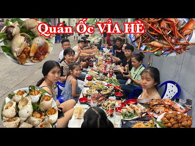 Quán ỐC Nga VỈA HÈ Ở Sài Gòn Ngon Quá Ngon (29)| LuuLinh TV