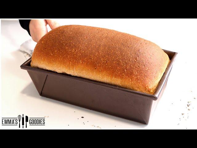 Easy NO KNEAD Whole Wheat Bread | SOFT for Days!