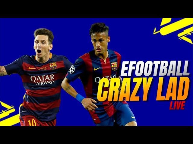 LETS PUSH TO DIVISION 1 | CRAZY LAD LIVE #efootball #efootballmobile