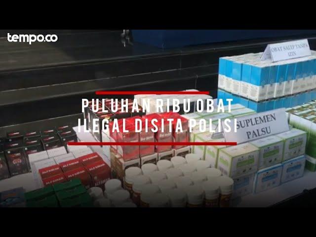 Polisi Ringkus Sindikat Peredaran Obat Ilegal dan Suplemen Palsu