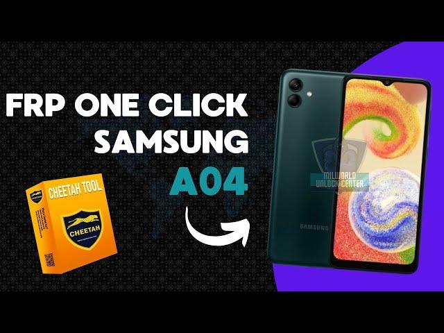 SAMSUNG A045F FRP REMOVE BY CHEETAH TOOL