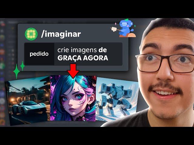 Como Usar MIDJOURNEY e DE GRAÇA Criar Imagens com LimeWire BlueWillow AI!