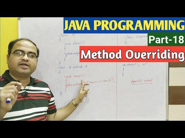 JAVA PROGRAMMING | Part-18 | Method Overriding