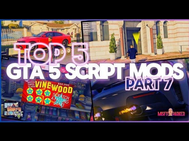 Top 5 Best Script Mods In GTA 5 - Part 7 || Best Scripts For GTA V || GTA V Mods 2024