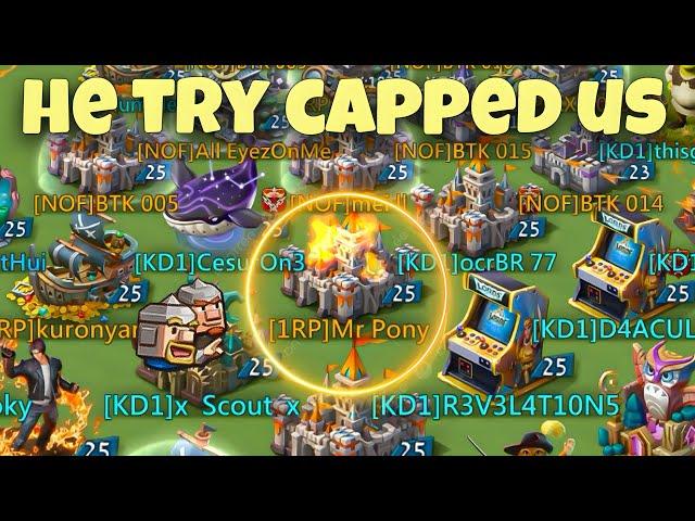 Lords Mobile - He wanted capped us, but got smashed. OcrBR is crazy